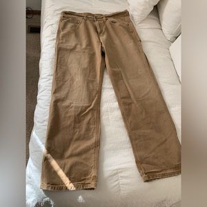 Men’s Lucky Brand size 38 (fit like 36 x 34) canvas carpenter pants.